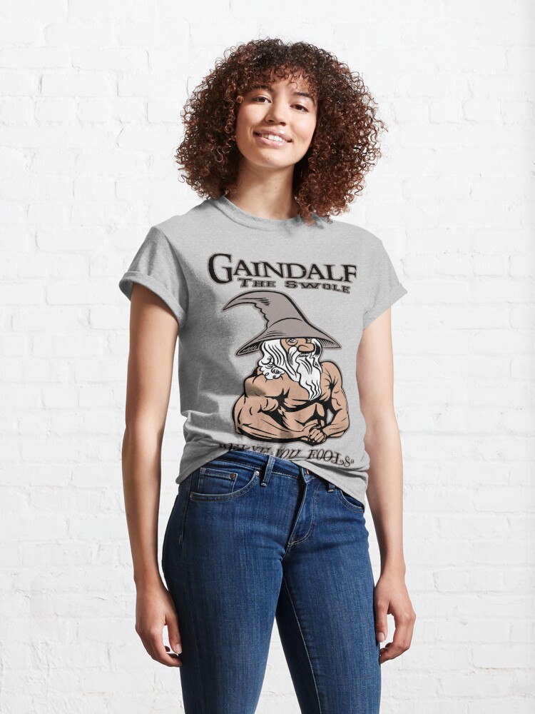 Alternate view of Gaindalf The Swole Classic T-Shirt