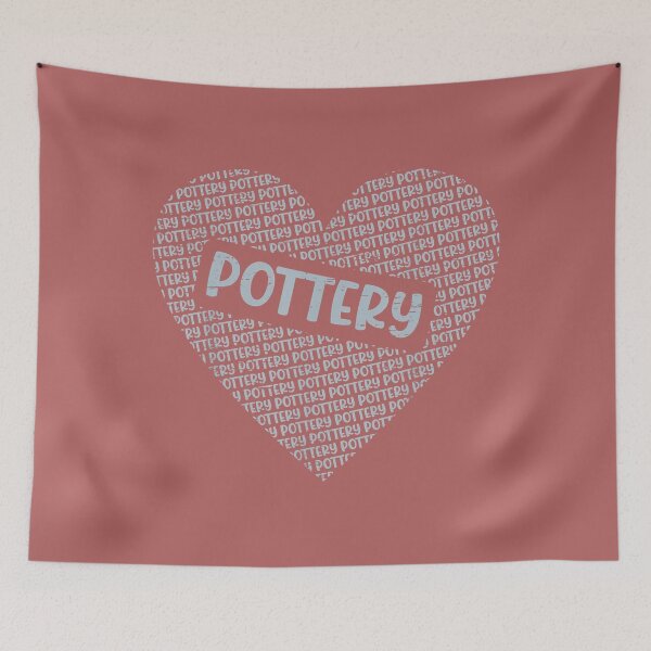 Item preview, Clay Pottery Heart Ceramics designed and sold by KidGiftChoice.