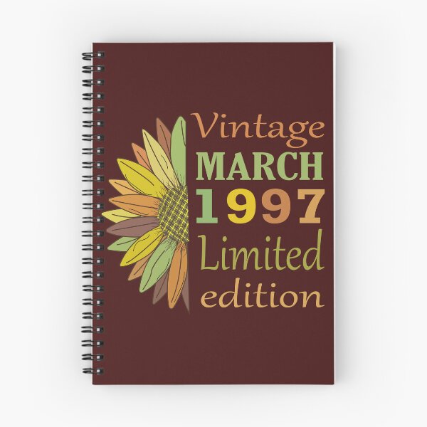 Item preview, vintage march 1997 limited edition, 25 Year Old Gifts Vintage 1997 Limited Edition 25th Birthday designed and sold by SimoSaladain.