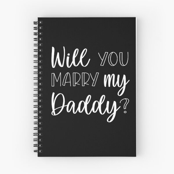 Item preview, Will you marry my daddy marriage proposal kids statement baby onesie designed and sold by Tiny-Piggy.