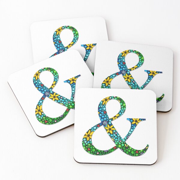 Item preview, Colorful Ampersand Punctuation Mark Art by Sharon Cummings designed and sold by Sharon Cummings Art.