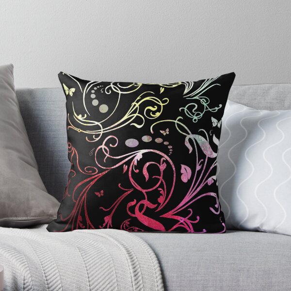 Elegant Madness Throw Pillow