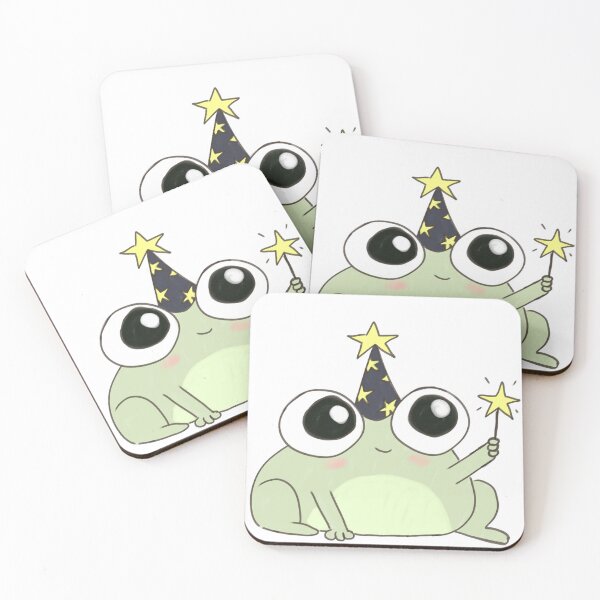 Item preview, Wizard frog - the cute magic Rogy the froggie designed and sold by Yarafantasyart.