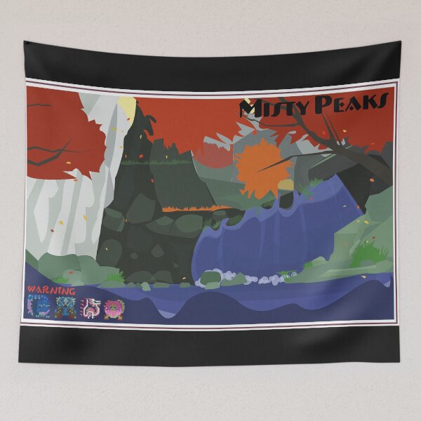 Item preview, Misty Peaks Location  designed and sold by Artistinwaiting.