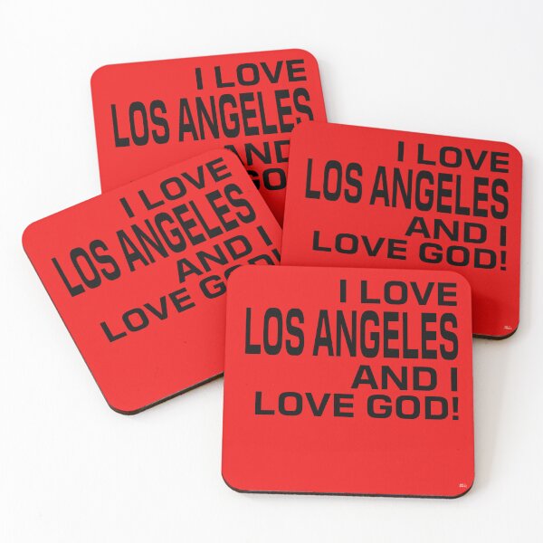 Item preview,     I LOVE LOS ANGELES AND I LOVE GOD! Tshirt, mugs designed and sold by DoubleDSD.