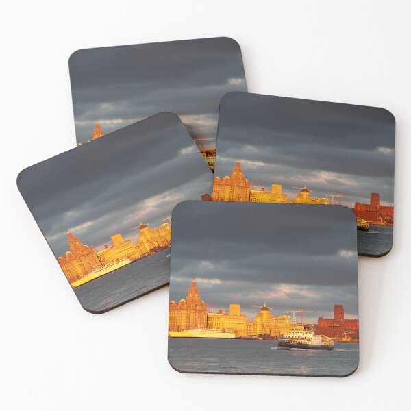 Item preview, Liverpool at sunset. designed and sold by tonysmithphoto.