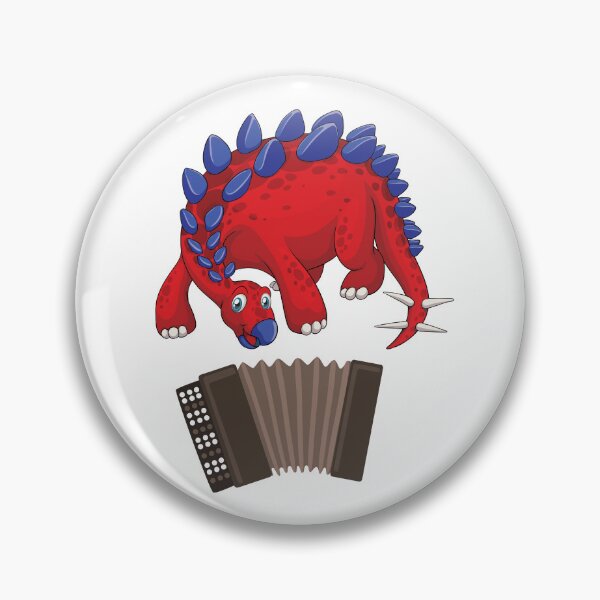 Item preview, Dinosaur Playing Accordion ,Funny Good Dinosaur Accordion Lovers Cool Red Blue Design designed and sold by pedrored369.