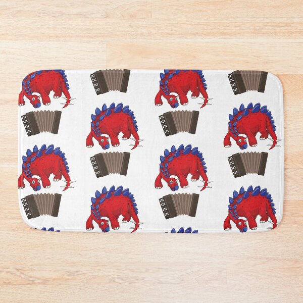 Item preview, Dinosaur Playing Accordion ,Funny Good Dinosaur Accordion Lovers Cool Red Blue Design designed and sold by pedrored369.