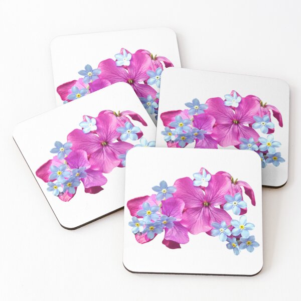 Artikelvorschau, Lila und blaue Blumenmuster entworfen und verkauft von cindyfordyce.