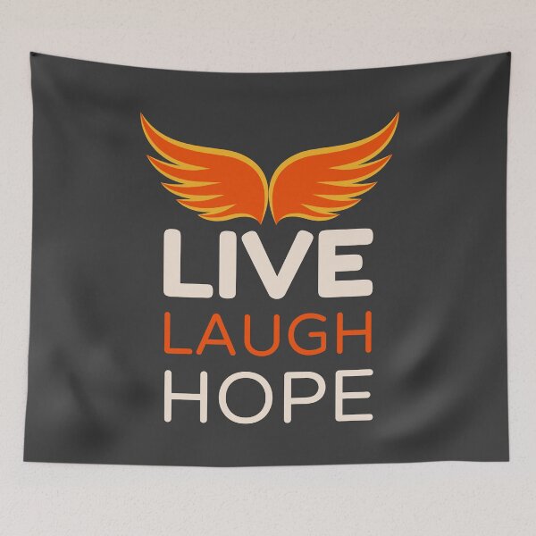 Item preview, Live Laugh Hope - Short Motivational Quotes | Colorful Fashion Hope Typography designed and sold by Delandor.