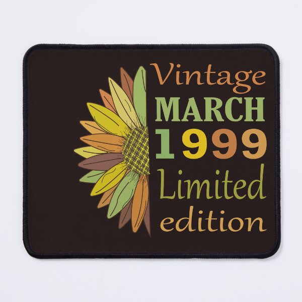 Item preview, vintage march 1999 limited edition, 23 Year Old Gifts Vintage 1999 Limited Edition 23rd Birthday designed and sold by SimoSaladain.