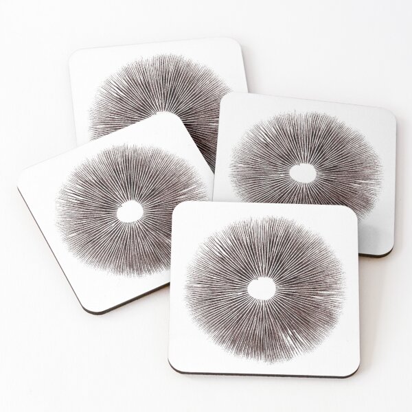 Item preview, Psilocybe Cubensis Psychedelic Mushroom Spore Print designed and sold by Mindhive Visuals.