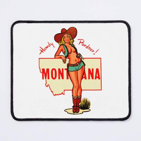 Item preview, Montana Vintage Pinup Cowgirl designed and sold by hilda74.