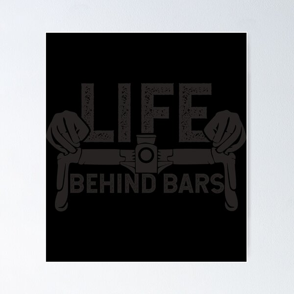 Item preview, Life Behind Bars Bike Funny Sticker designed and sold by nylaphilli.