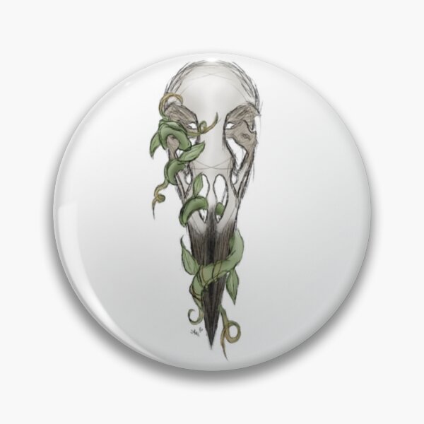 Item preview, Magpie Skull. designed and sold by SoulfulSketches.