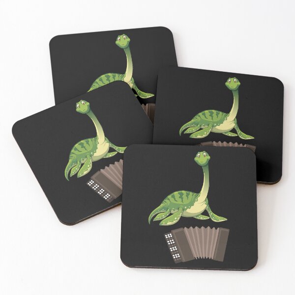 Item preview, Dinosaur Playing Accordion ,Funny Good Dinosaur Accordion Lovers Green Cute Dinosaur Art designed and sold by pedrored369.