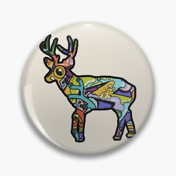 Item preview, Fun Colorful Graffiti Deer Design designed and sold by TrulyEpoque.