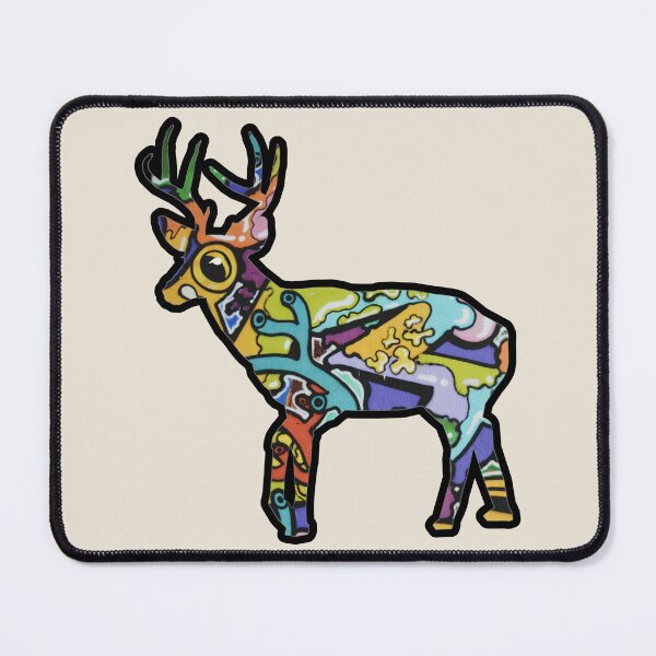 Item preview, Fun Colorful Graffiti Deer Design designed and sold by TrulyEpoque.