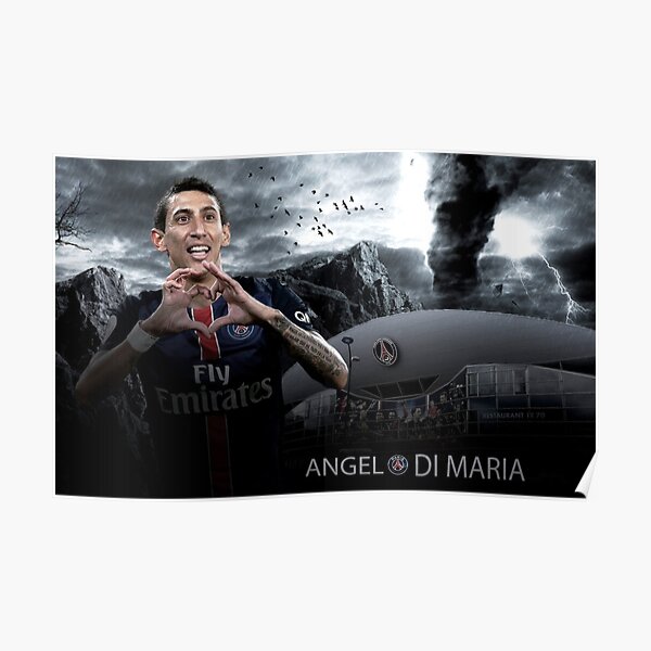 angel d maria meilleur fond d'écran Poster