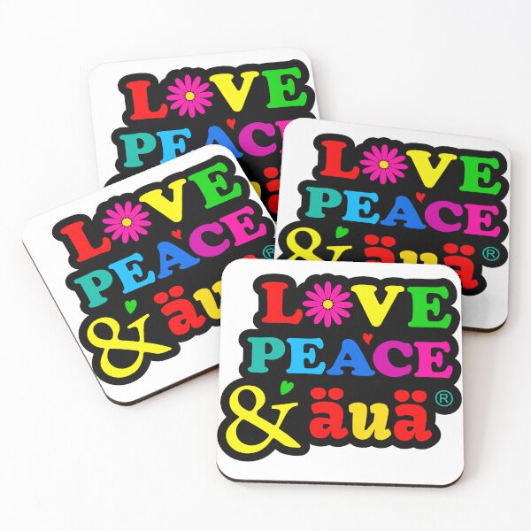 Item preview, Love Peace and äuä designed and sold by ÄUÄ® Official SHOP.