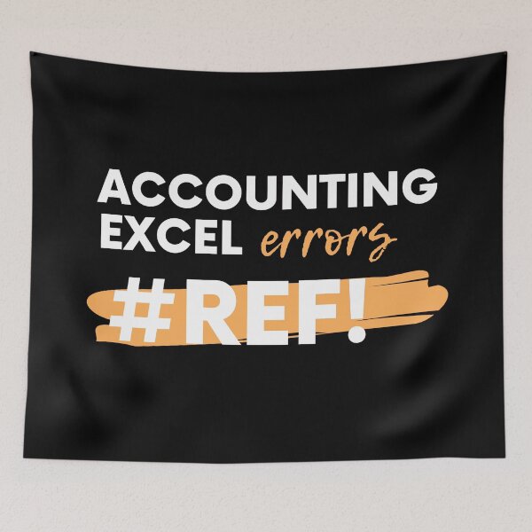 Item preview, Accounting Excel Errors | Accounting Excel Errors Design designed and sold by ExpertSayeed.