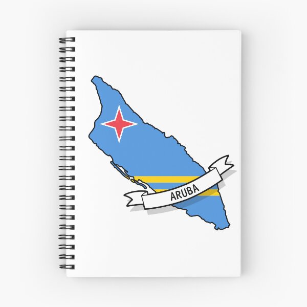 Item preview, Aruba Flag Map designed and sold by Koi-Art.