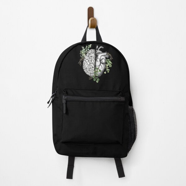 Item preview, Right balance between brain and heart, leaves eucalyptus, mental health designed and sold by Collagedream.