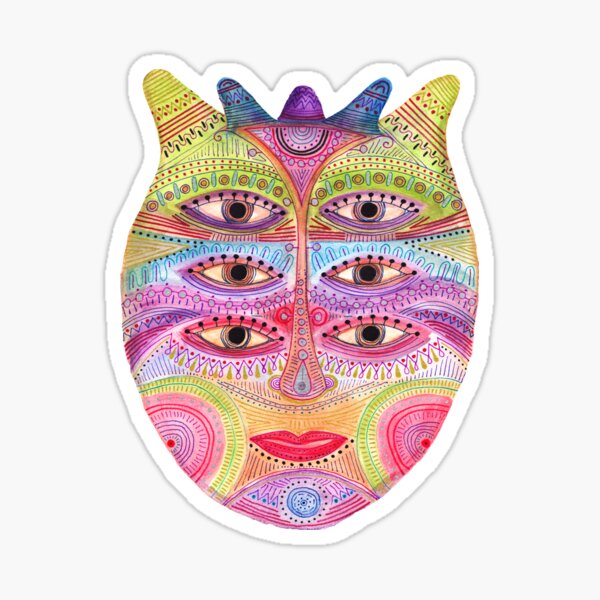 kindly expressed kind of kindness mask Sticker