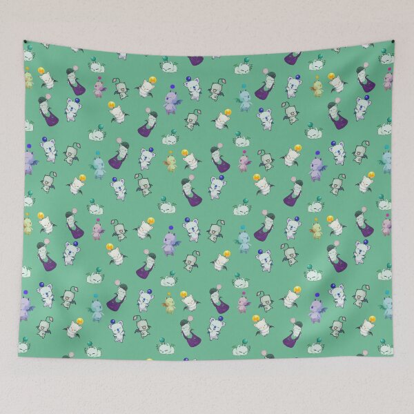 Item preview, Moogle Pattern designed and sold by SillyFun.