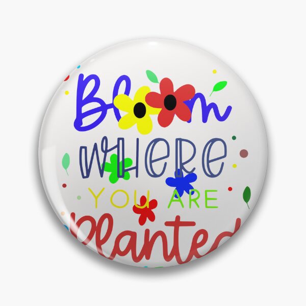 Item preview, Bloom Where Your Planted small Emblem designed and sold by T-Hand141Homestead.