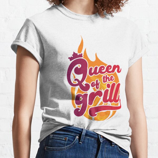 Queen of the grill - red flame Classic T-Shirt