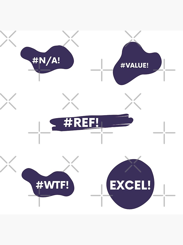 "Accounting Excel Errors Accounting Excel Errors Design" Poster by ExpertSayeed Redbubble