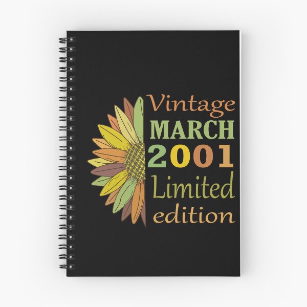 Item preview, vintage march 2001 limited edition, 21 Year Old Gifts Vintage 2001 Limited Edition 21st Birthday designed and sold by SimoSaladain.