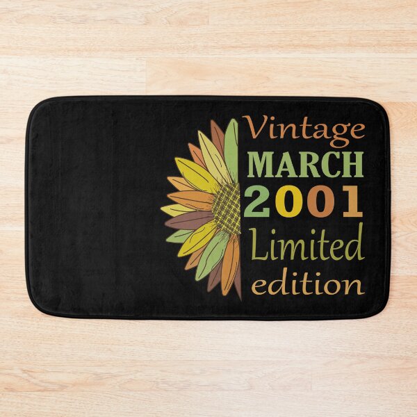 Item preview, vintage march 2001 limited edition, 21 Year Old Gifts Vintage 2001 Limited Edition 21st Birthday designed and sold by SimoSaladain.