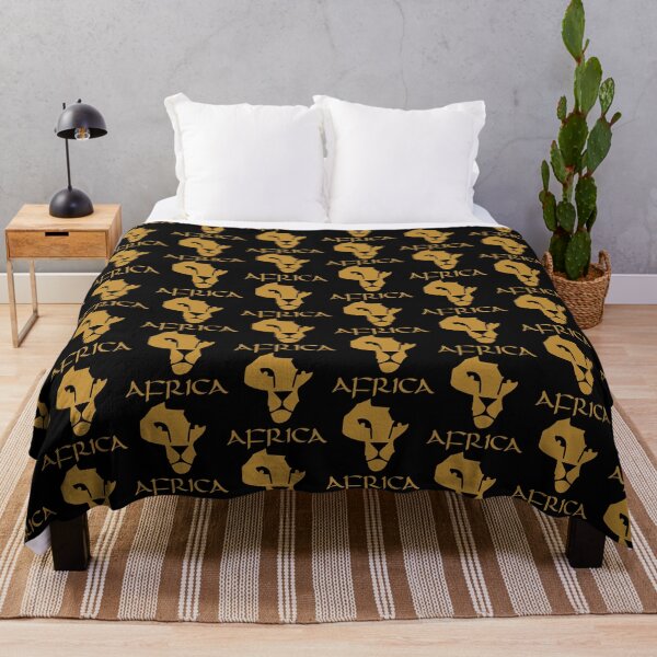 Item preview, Africa map with a lion face designed and sold by maarifa.