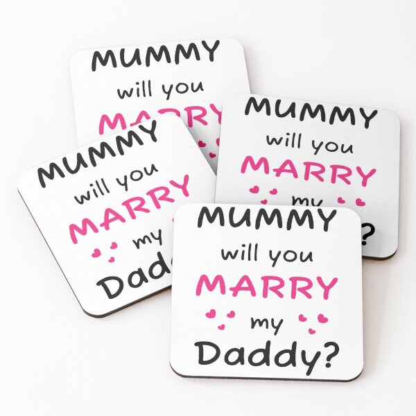 Item preview, Mummy will you marry my daddy kids statement baby onesie designed and sold by Tiny-Piggy.
