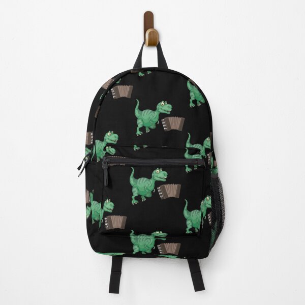 Item preview, Dinosaur Playing Accordion ,Funny Good Dinosaur Accordion Lovers Green Design designed and sold by pedrored369.