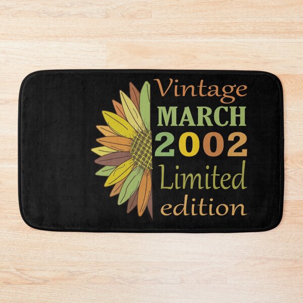 Item preview, vintage march 2002 limited edition, 20 Year Old Gifts Vintage 2002 Limited Edition 20th Birthday designed and sold by SimoSaladain.