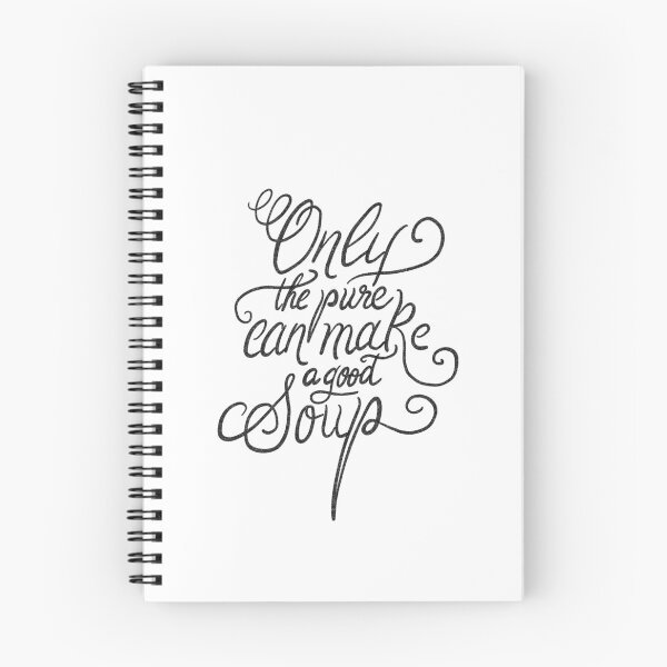 Item preview,  Only the pure can make a good soup motivational Quote designed and sold by ManifestoDesign.