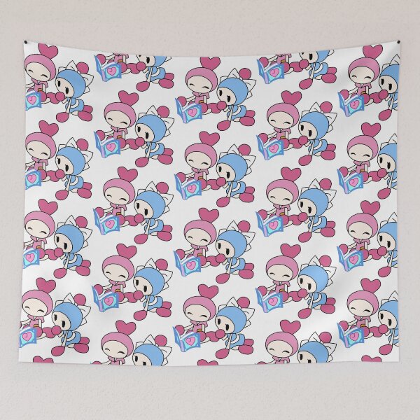 Item preview, Pink Bomberman + Cyan Bomberman - Super Bomberman R designed and sold by PrincessCatanna.