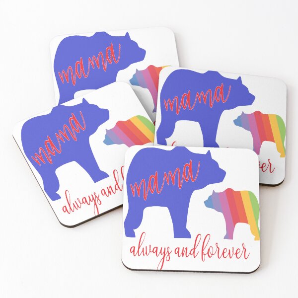 Item preview, Mama Bear Always and Forever   - Gay Pride designed and sold by MauveMoves.
