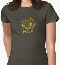 Peace - Hebrew & Chinese Women's Fitted T-Shirt