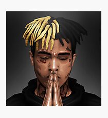 XXXTENTACION / PRAY FOR X / FREE X Box Design Photographic Print