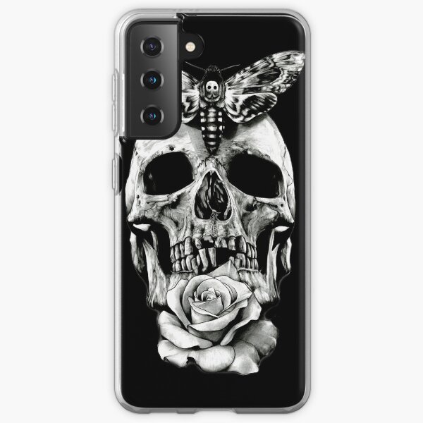 TATTOO - Butterfly on skull Samsung Galaxy Soft Case