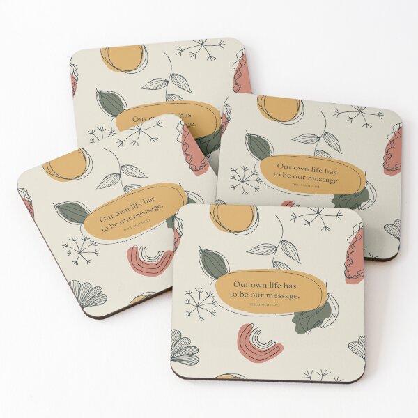 Item preview, Our own life has to be our message. - Thich Nhat Hanh designed and sold by StudioCitrine.