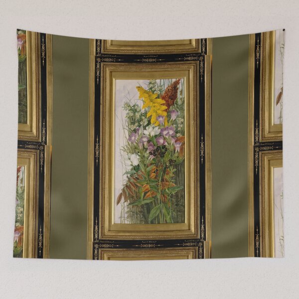 Artikelvorschau, Vintage Wildblumen, die 1875 durch Entwurf Ellen Robbins malen entworfen und verkauft von EarthArtDesigns.