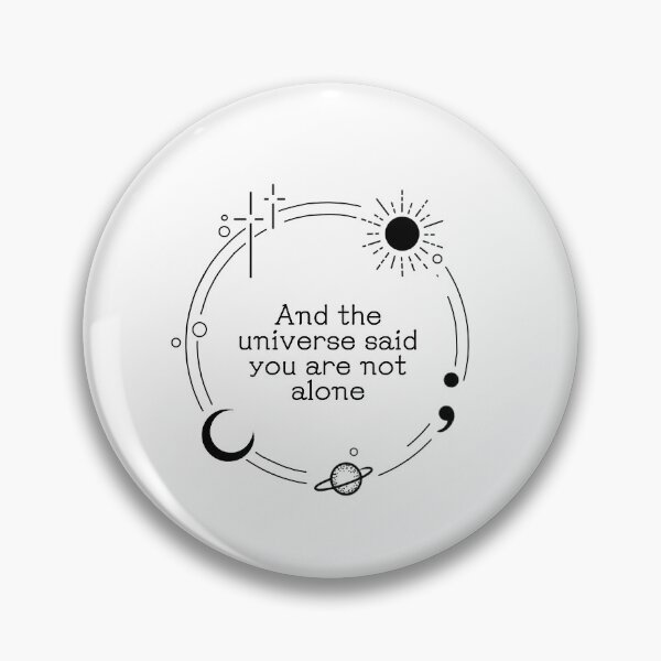 semicolon end poem design Pin