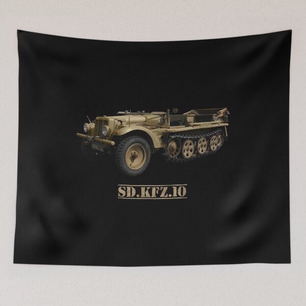 Item preview, Half-track vehicle Sd.Kfz.10 tractor transporter vintage car designed and sold by Dirk4171.