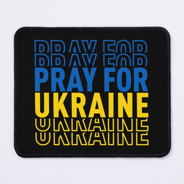 Item preview, Pray For Ukraine - Black BG designed and sold by ClaudiaGrosso.