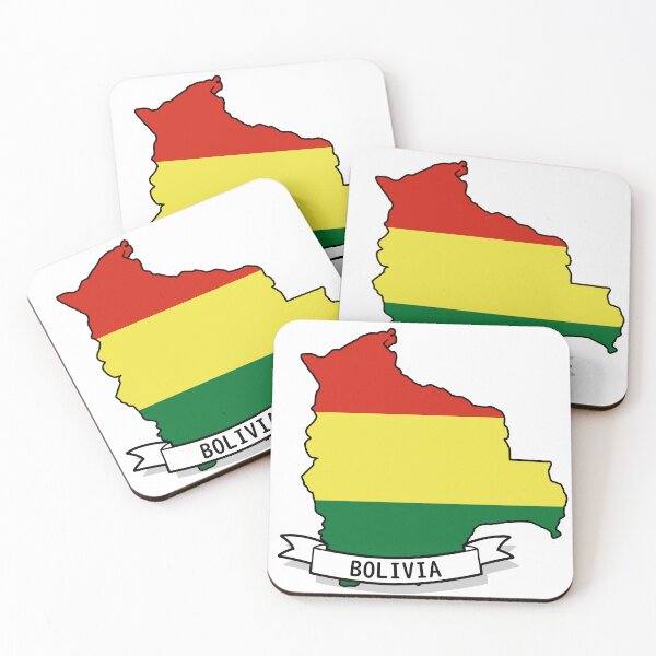 Item preview, Bolivia Flag Map designed and sold by Koi-Art.